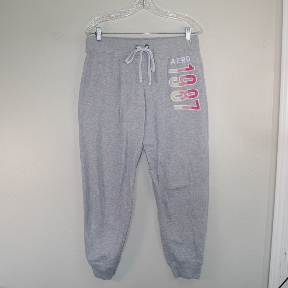 Aeropostale Ombré 1987 Jogger Sweatpants — Size Large - Picture 6 of 11